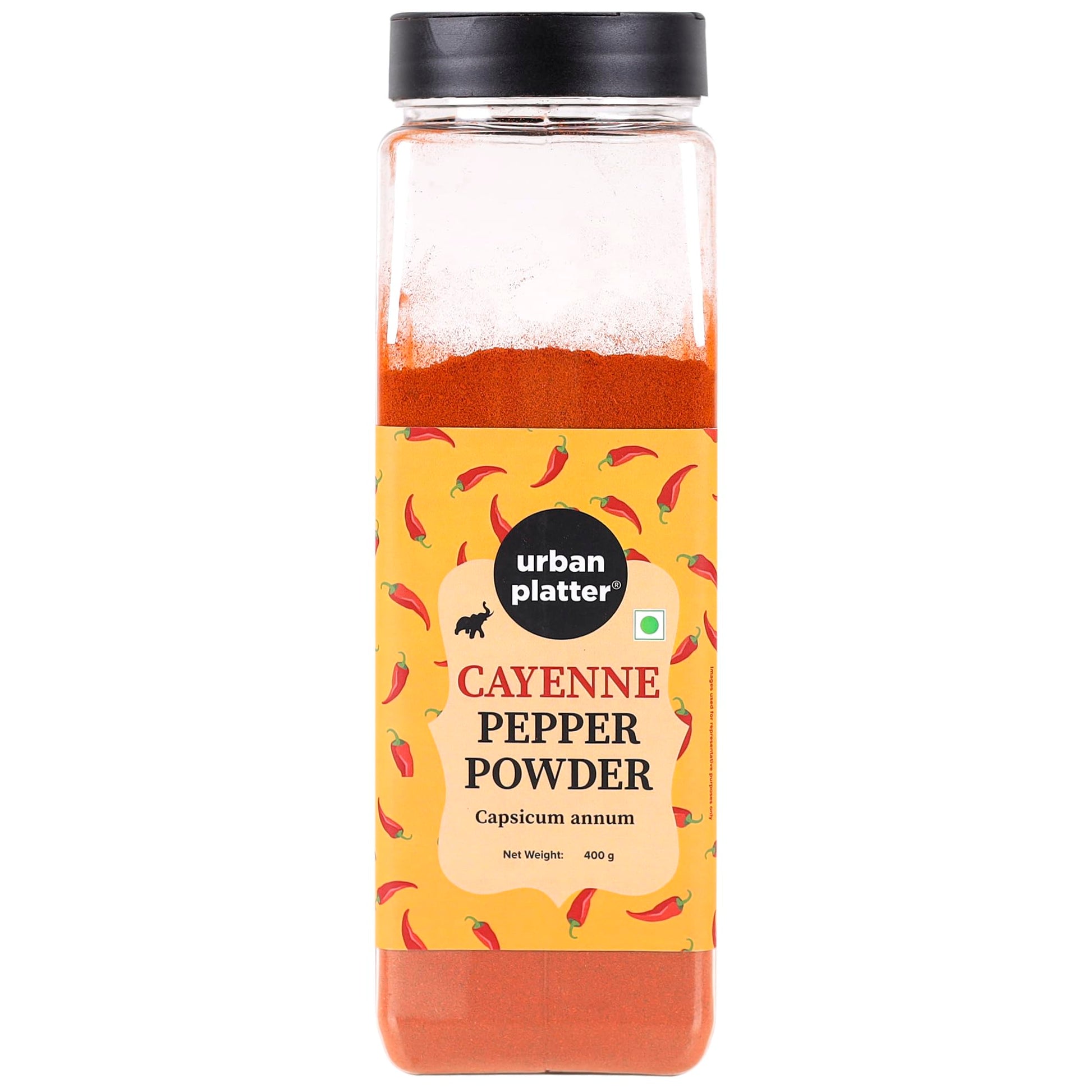 urban platter Cayenne Red Pepper Powder, [Spicy & Smoky Pepper Powder] (400G)