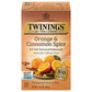 Twinings Herbal Tea Bags - Orange & Cinnamon Spice, Naturally Caffeine-Free, 20 Count, Individually Wrapped