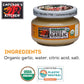 Emperor'S Kitchen Organic Pureed Garlic, Usda Certified Organic, Ready To Use, Convenient For Cooking, 4.5 Oz Jar (Pack Of 4)