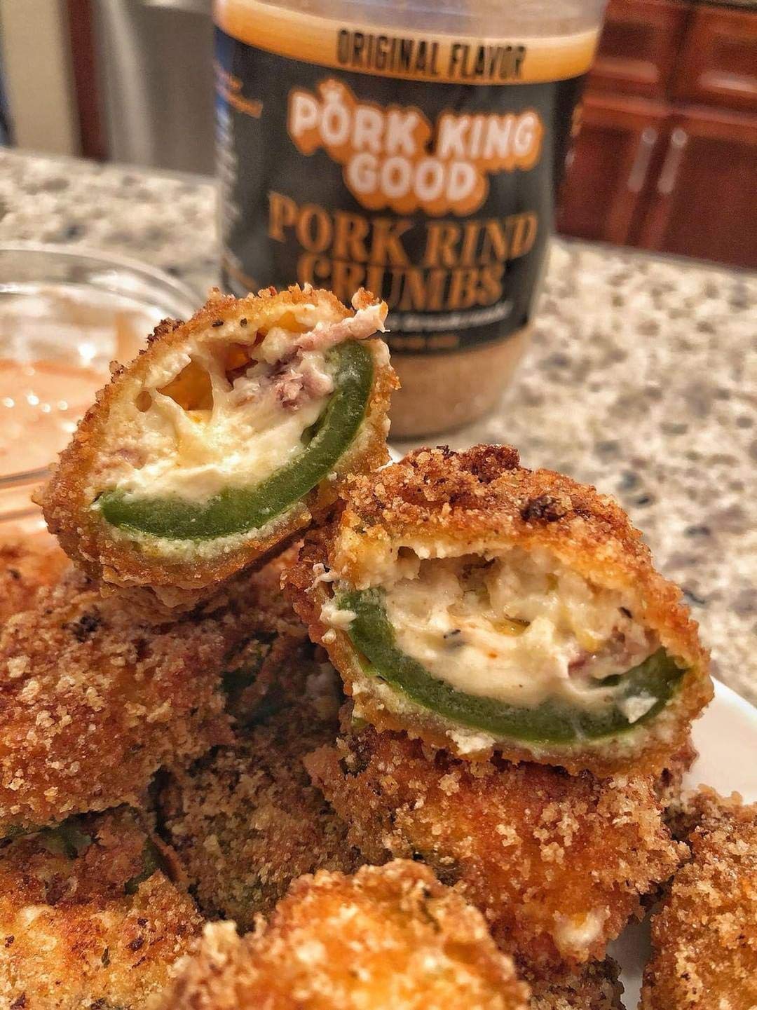 Pork King Good Spicy Cajun Low Carb Keto Diet Pork Rind Breadcrumbs!Perfect For Ketogenic, Paleo, Gluten-Free, Sugar Free and Ba