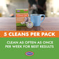 Urnex Cleaning Pods - Compatible with Keurig 1.0 & 2.0 - 5 Pods - Plastic - 4 Ounce (Pack of 1) - White