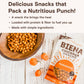 Biena Chickpea Snacks - Crunchy Roasted Chickpeas - High Fiber Vegan Protein Snacks For Adults And Kids - 4-Pack, 5 Ounce - Haba