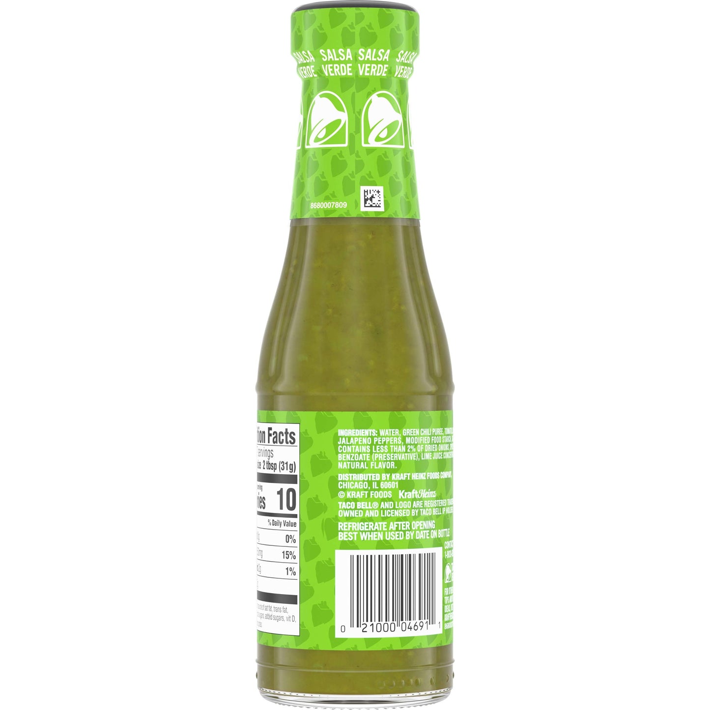 Taco Bell Verde Salsa 7.5 Oz (Pack of 3)