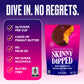 SkinnyDipped Dark Chocolate Peanut Butter Cups, 2g Sugar per Cup, Keto Friendly, Low Carb, Gluten Free, 3.2oz, 4 Pack (24 Cups T