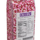Decopac Valentine'S Day Quins, 18Oz, Fancy Sprinkles In Heart Shapes, Candy Sprinkles In Handheld Container, Edible Sprinkles For Celebration Cakes, Cupcakes, Cookies