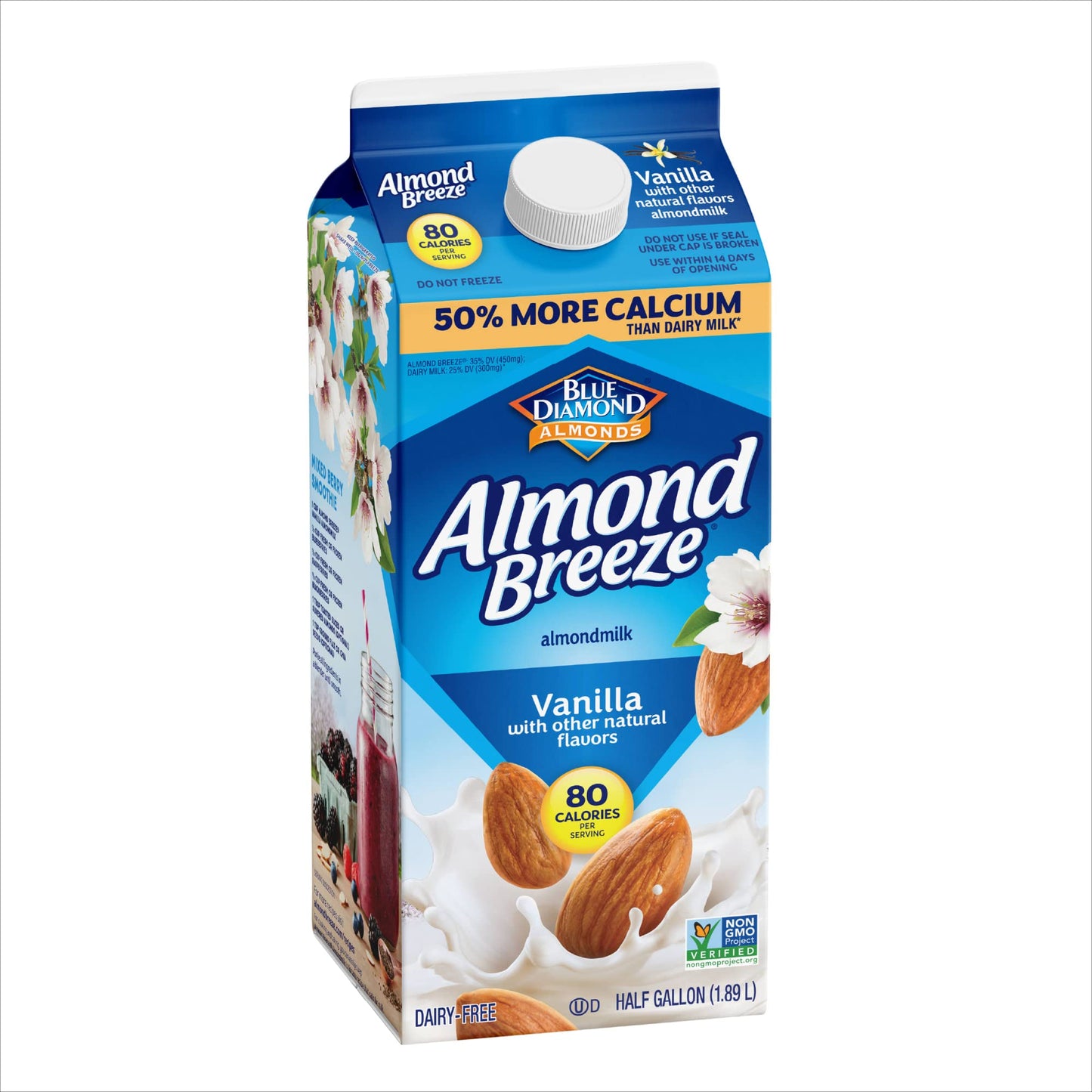 Almond Breeze Vanilla Beverage, 64 oz
