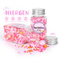Edible Pink Sprinkle, Valentines Sprinkles Dessert Decorating, Confetti Sprinkle, Pearl Sprinkle, Pink Jimmies Sprinkle For Cake