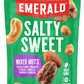 Emerald Salty Sweet Mixed Nuts, Kettle Glazed Peanuts, Almonds, Cashews, Walnuts, Pecans, 5.5oz Resealable Bag, Green