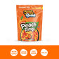 Candy Break Fruity Peach Rings 24 Oz Share Size Bag - Sweet & Chewy Gummies Bulk Candy Pack - Snacks For Kids & Grown Ups