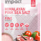 Impact Himalayan Pink Sea Salt Fine 2Lb Pouch - No Additives, Rich In Trace Minerals, Non-Gmo, Gluten-Free. Ideal For Keto, Fast