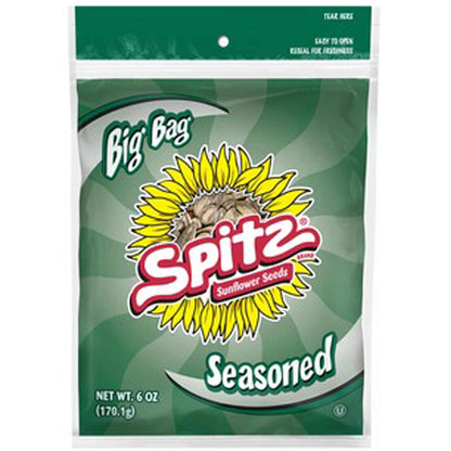 Spitz Seasoned Sunflower Seeds, 6 Ounce, 12 Count