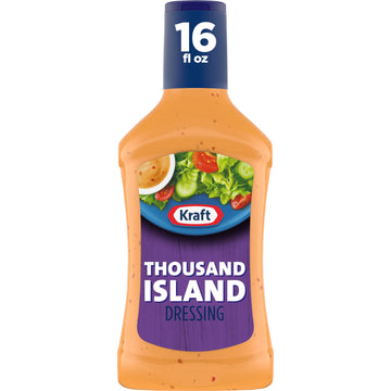 Kraft Thousand Island Salad Dressing ,16 Oz Bottles, (Pack Of 6)