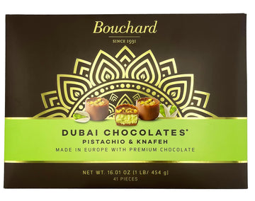 Bouchard Dubai Chocolates Pistachio & Knafeh - 16.01 OZ (1 LB/454g)