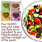 Oloves Green Olive Basil & Garlic Single Serve, 1.1 Oz (10 Pack)