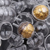 EORTA 20 Pcs Chocolate Lollipop Case Plastic Chocolate Flower Holder to Make Bouquet for Birthday Wedding Valentines Mother Day,