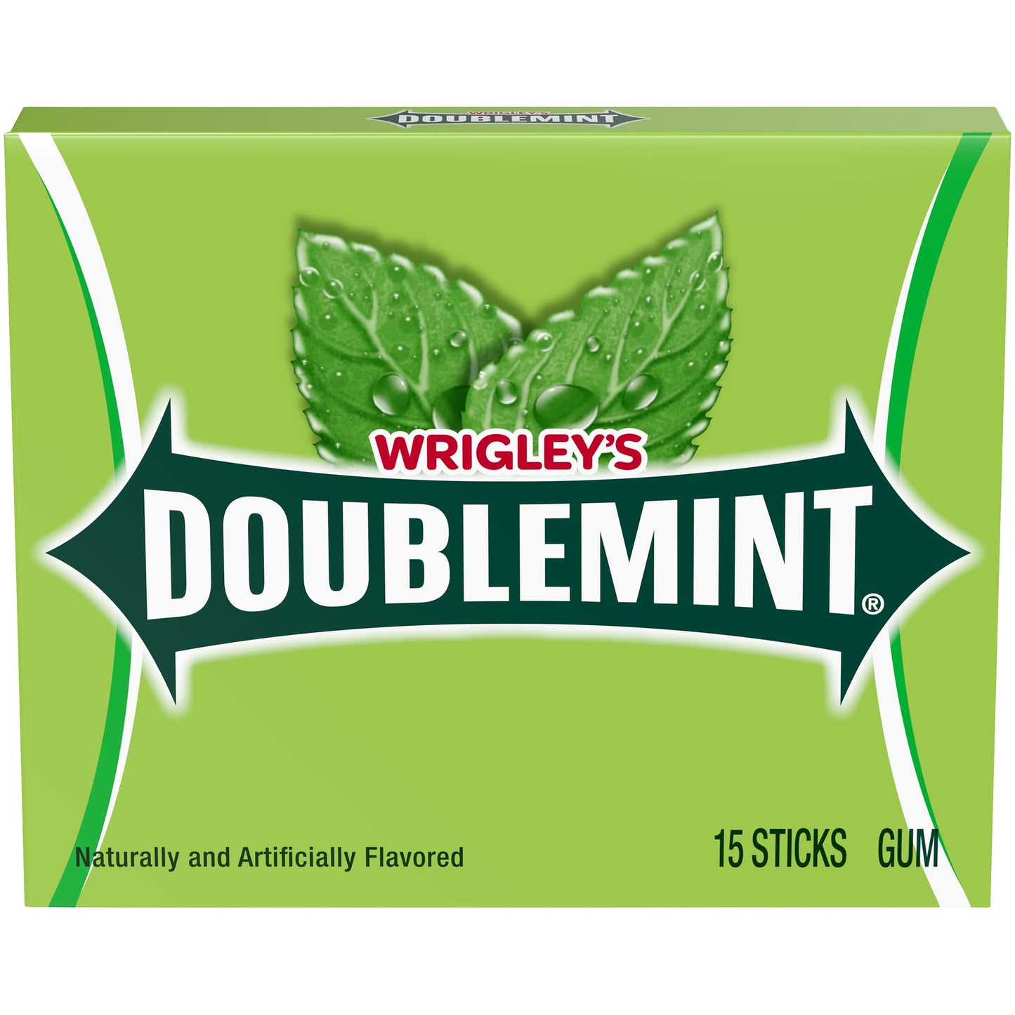 Wrigley Mint Chewing Gum, 15 Stick (Pack Of 10), 150 Gum Pieces
