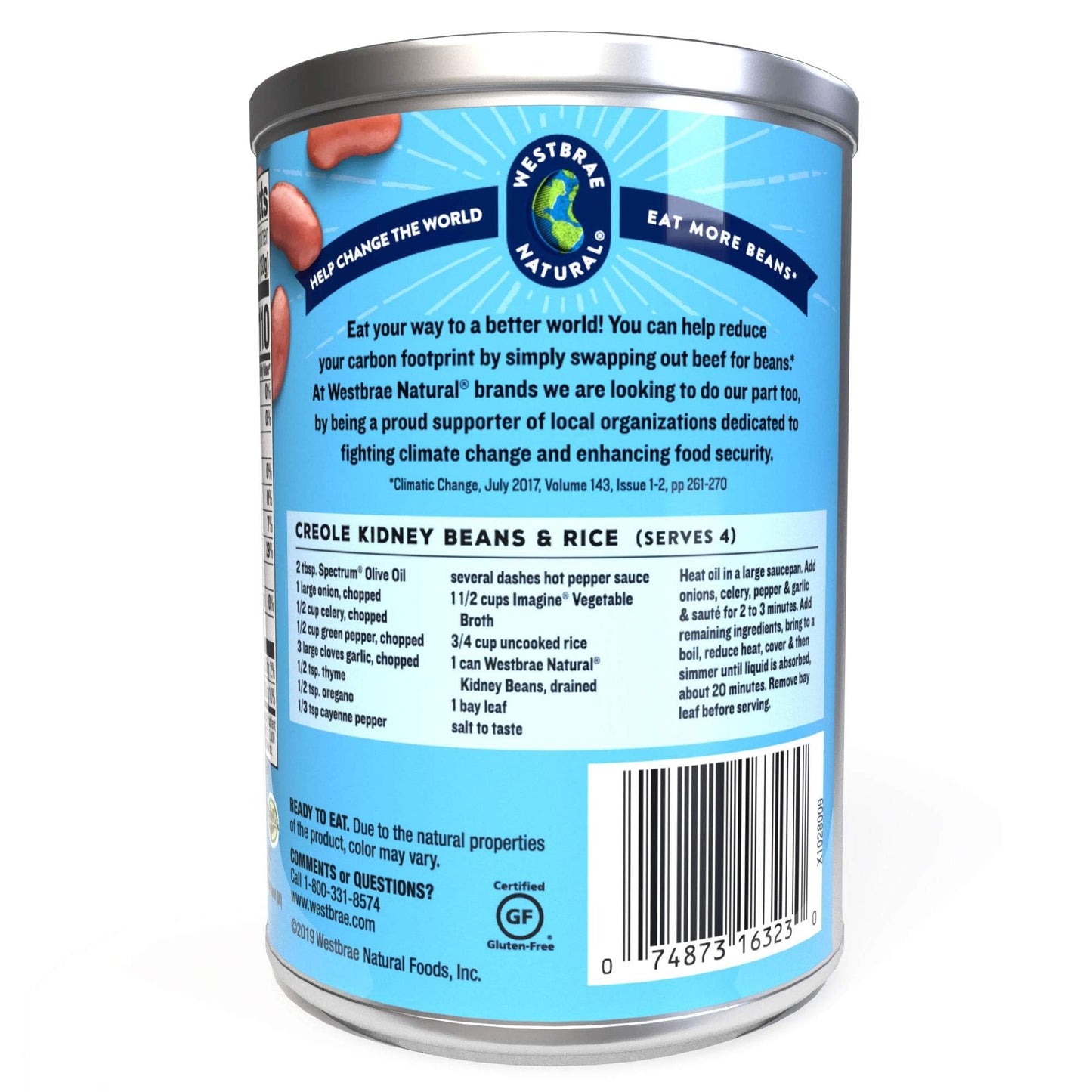 Westbrae Natural Organic Kidney Beans, 15 Ounce