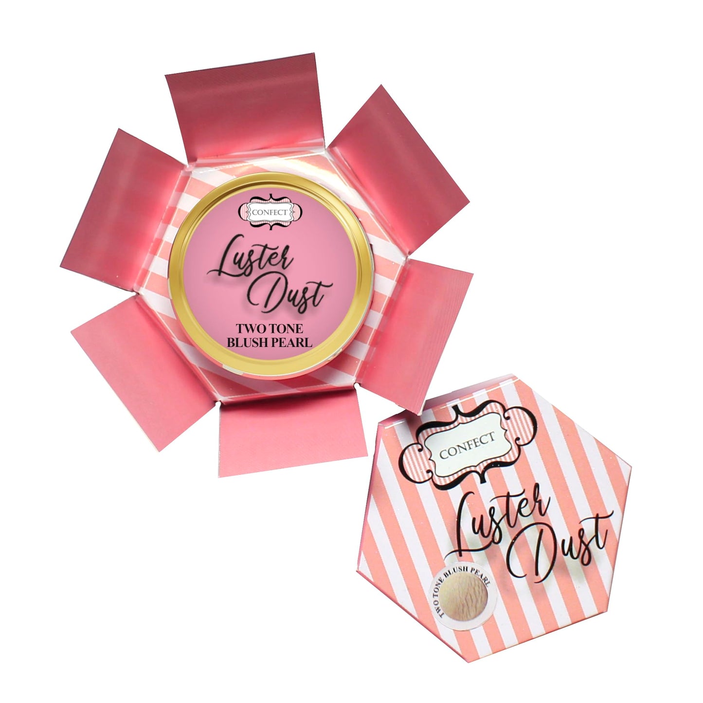 Confect - Luster Color Dust - Two Tone Blush Pearl - 5Gms