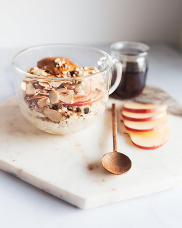 Oath Maple Roasted Almond - Overnight Oats - Vegan, Gluten-Free, High Protein, Plant-Based, Clean Ingredients, 11.6 oz (Pack of