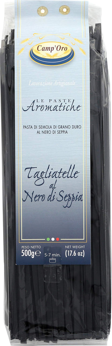 Camp'Oro Black Squid Ink Pasta Pack Of 12 Bag