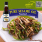 GEISHA Pure Sesame Oil, Toasted, Kosher Certified, Vegan, Gluten Free, 6.2 FL OZ, Pack of 12