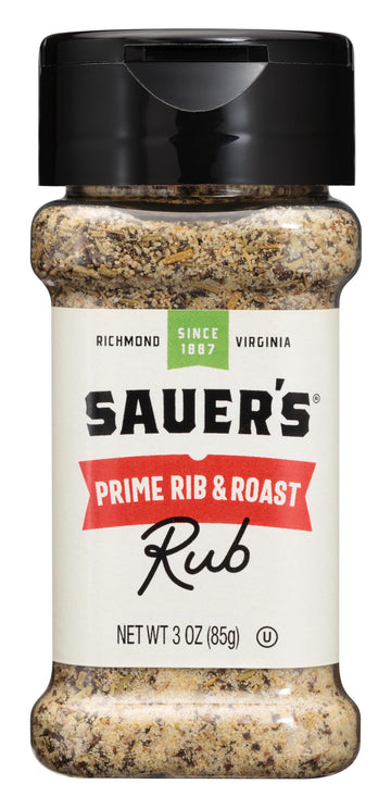 Sauer's Roast & Prime Rib Seasoning, 3.00 Ounce (Pack of 1)