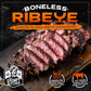 Grumpy Butcher 8 Steaks Full House Set - 4 Top Sirloin Steak (6 Oz), 2 Ribeye (14 Oz), 2 Filet Mignon (8 Oz) - Food Gifts Of Pre