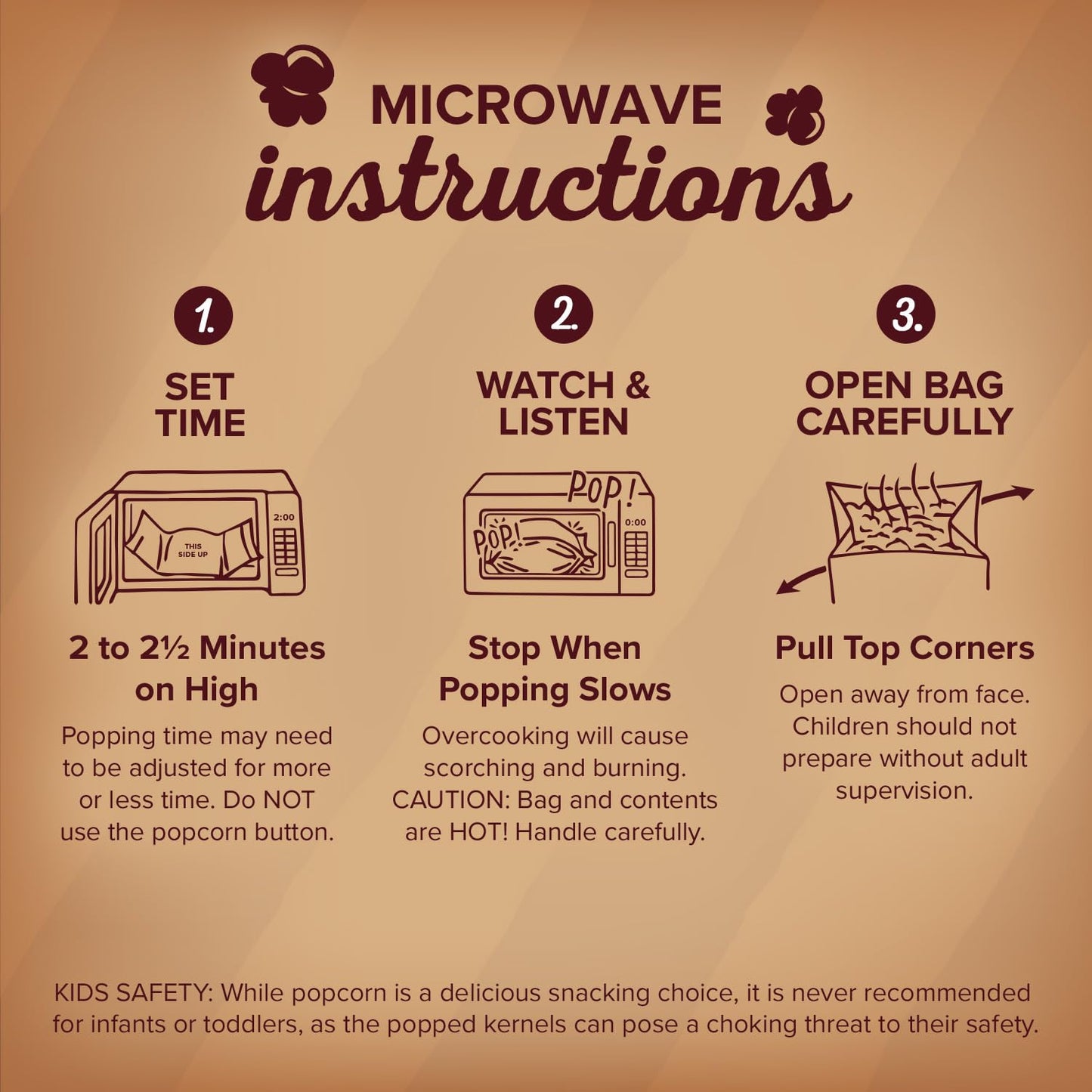 Orville Redenbacher s Naturals Microwave Popcorn, Simply Salted Flavor, 3.29 oz., 6-Count (6 Boxes)