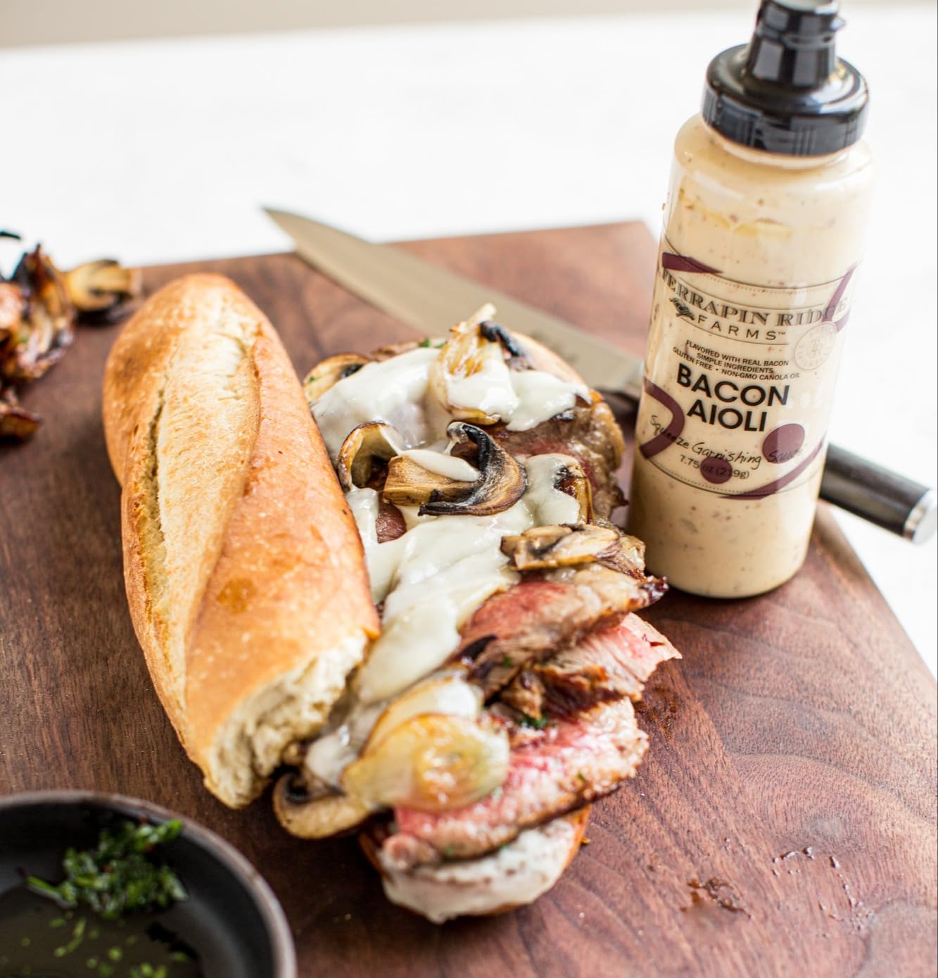 Terrapin Ridge Farms Bacon Aioli - One 7.75 Ounce Squeeze Bottle