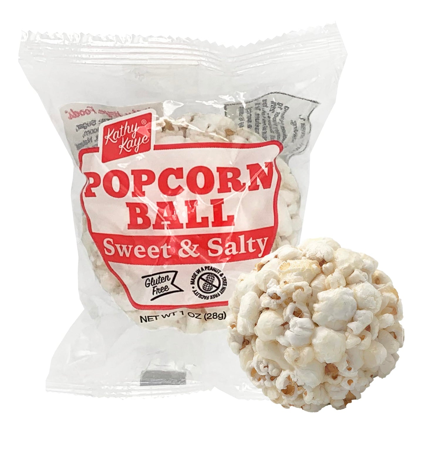 24 Pack Of Sweet & Salty Popcorn Balls | Classic Popcorn Taste | Made From Our Classic Recipe | Gluten Free, Peanut And Tree Nut Free