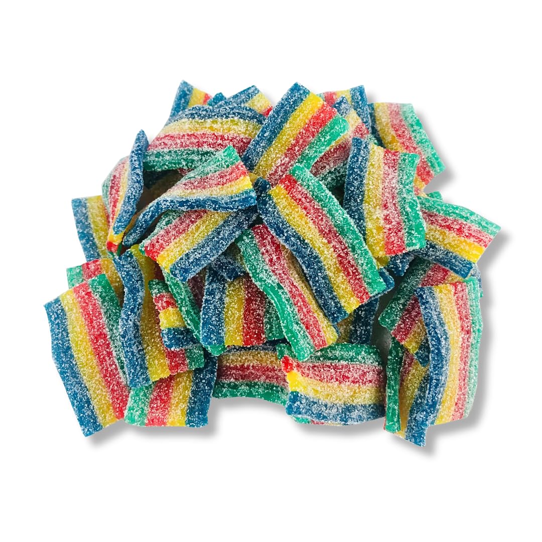 Sour Power Snax Enhanced Mini Candy Belts, Sour Power Quattro, 6.6 Lb (Pack Of 3)