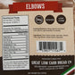Low Carb Pasta, Keto Pasta, Great Low Carb Bread Company ,7G Net Carbs, 12G Of Protein, Non Gmo, (Elbow, 3 Pack)