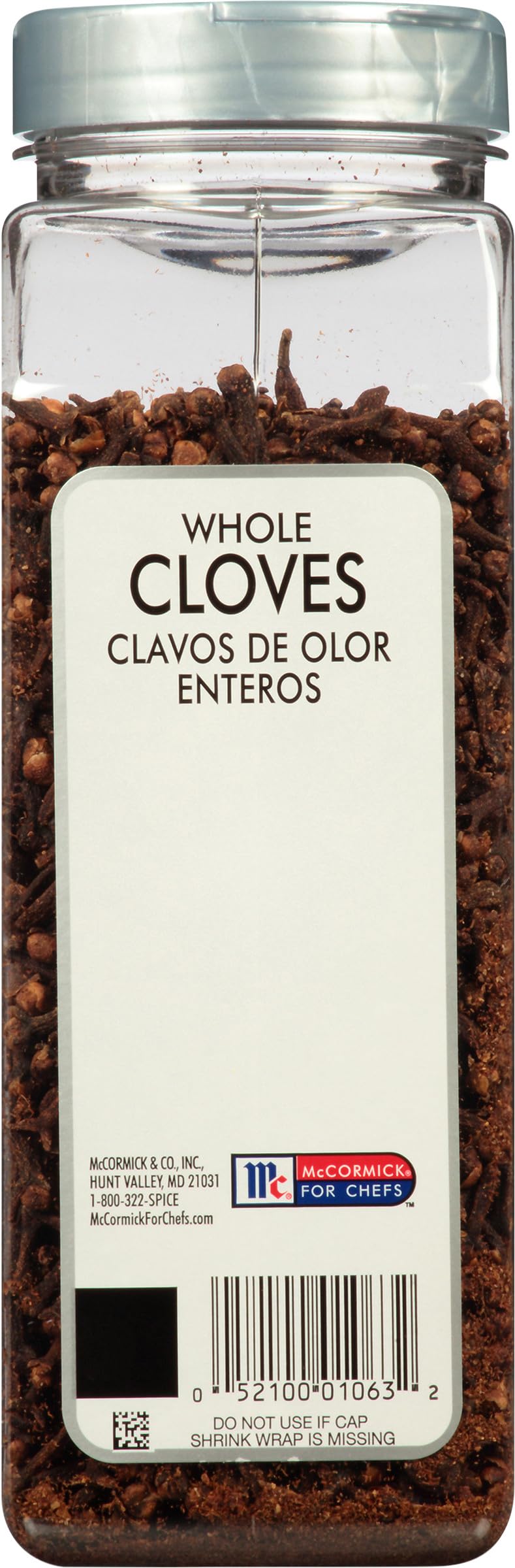 McCormick Culinary Whole Cloves, 11 oz - One 11 Ounce Container of Whole Cloves Spice for a Strong Sweet Flavor, Perfect in Cide