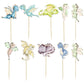Ephlyn 36Pcs Dragon Party Cupcake Toppers Dragon Birthday Party Decoration Fantasy Dragon Cake Decorations For Flying Dragon Bab