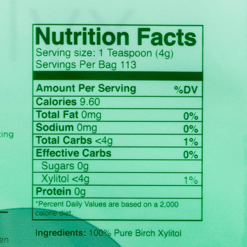 PACK of 2 Morning Pep Pure Birch Xylitol (Keto Diet Friendly) Sweetener with no aftertaste 1 LBs (Not From Corn) NON GMO KOSHER