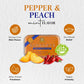 Barkleys Gourmet Pepper & Peach Mints - Vegan Mints in Reusable Tins, 6 Pack, 50 Count Each