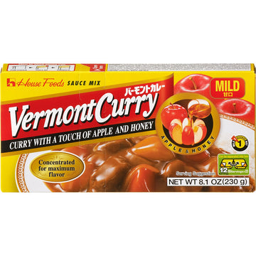 House Foods Vermont Curry, Mild, 8.1 Ounce (Pack Of 10)