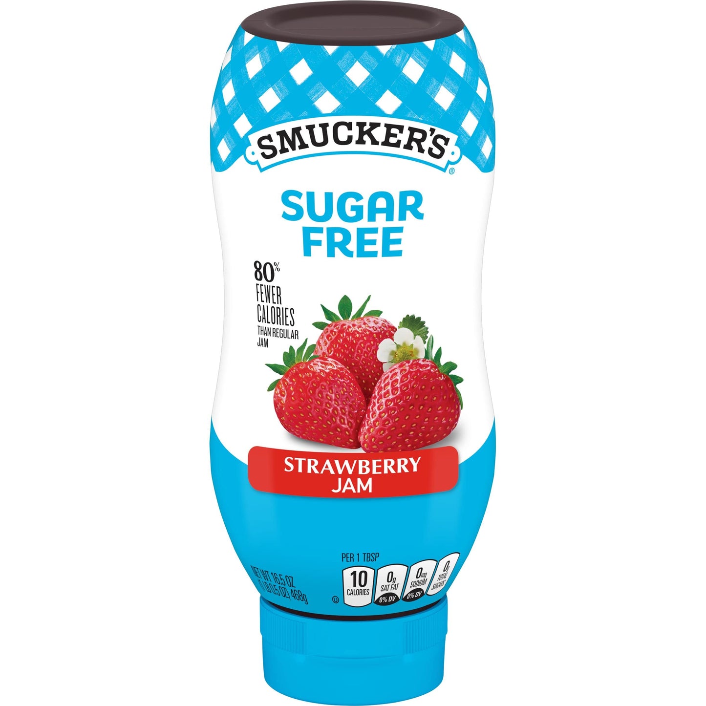Smuckers Sugar Free Strawberry Squeezable Jam, 16.5 Ounce