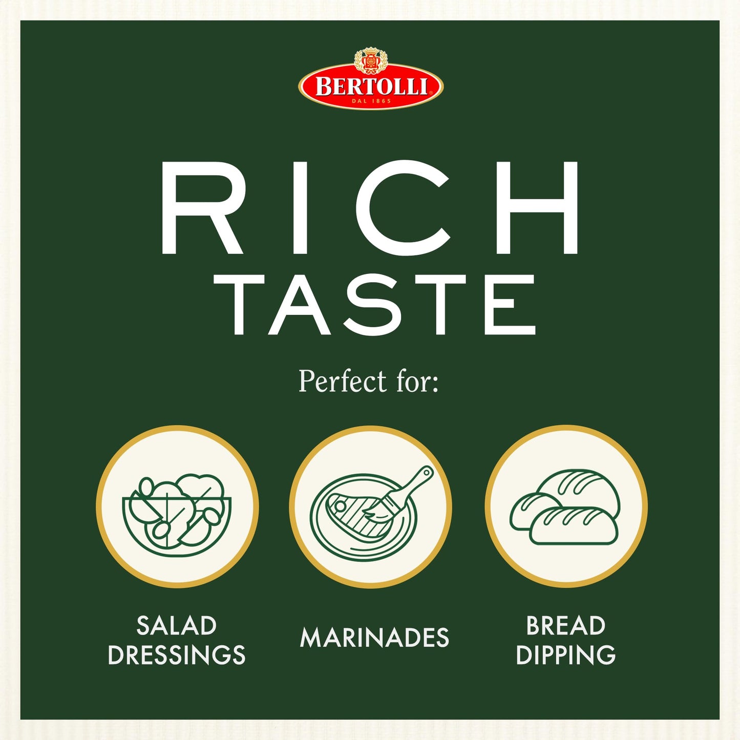 Bertolli Rich Extra Virgin Olive Oil 101 Oz (3L)