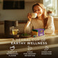 Gya Tea Co Ginkgo Biloba And Ginseng Herbal Tea Pod (16 Ct) - Decaf Wellness Tea For Energy, Relaxing & Digestive Health