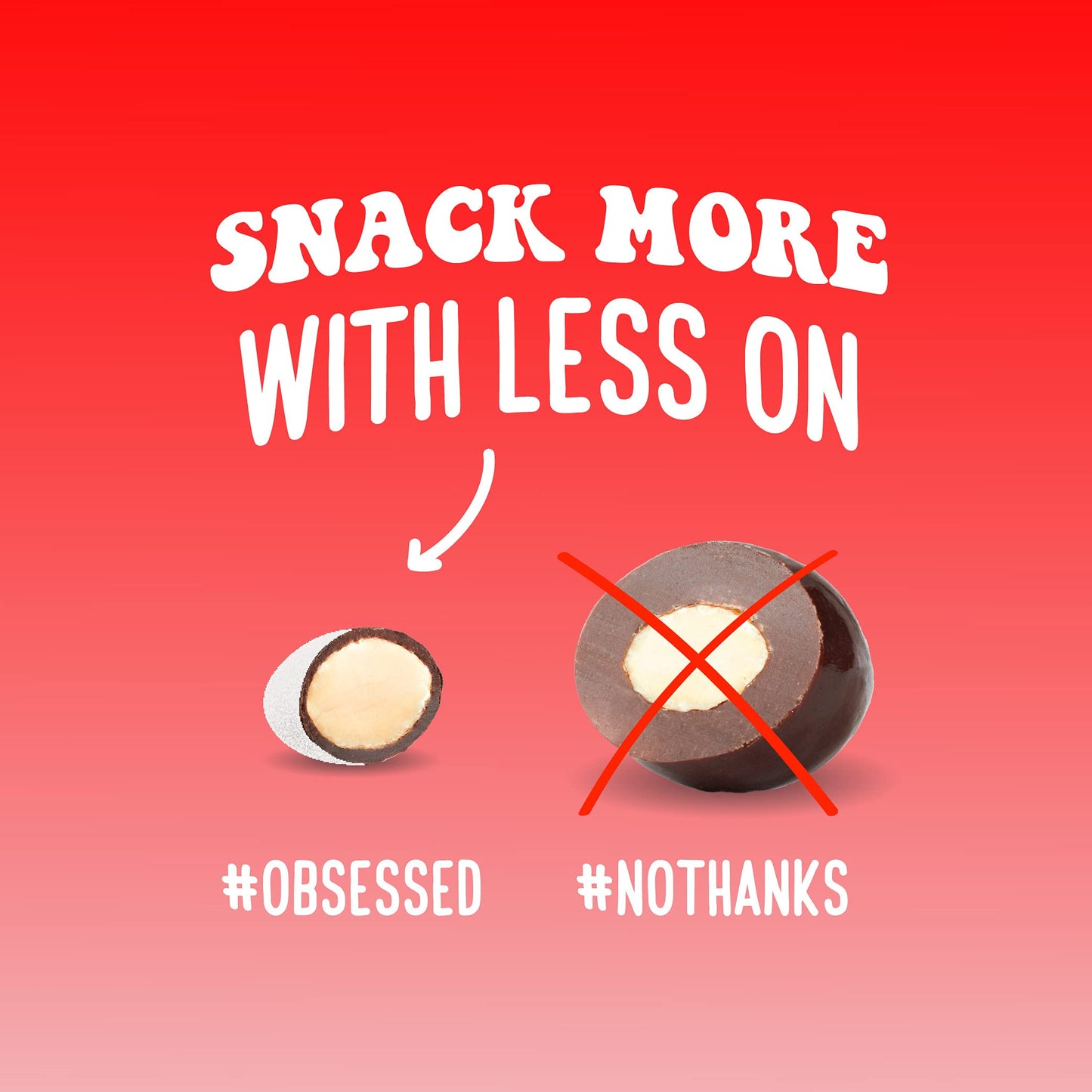 SKINNYDIPPED Dark Chocolate Peppermint Almonds, Healthy Snack, 3.5 oz Resealable Bag, Gluten Free, Plant Protein