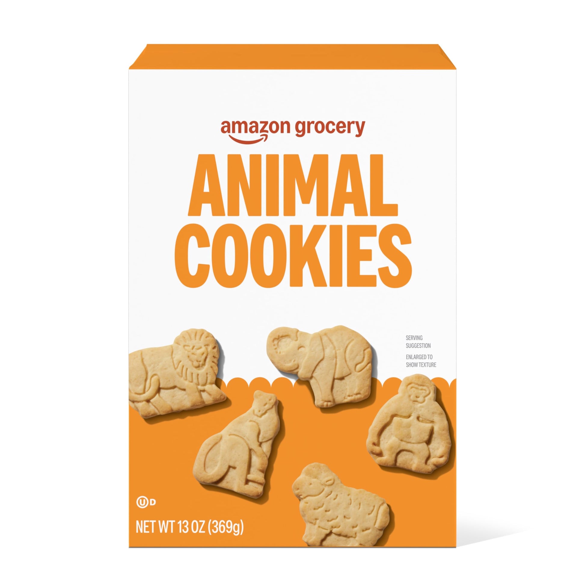 Amazon Grocery Animal Cookies, 13 Oz, Multicolored, Pack of 1