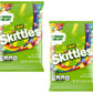 Skittle Sours Candy - Pack of 2 - Sour Outside and Sweet Inside - Bite Size Candy - Perfect for Sharing - Strawberry  G  Orange  Lemon  and Lime