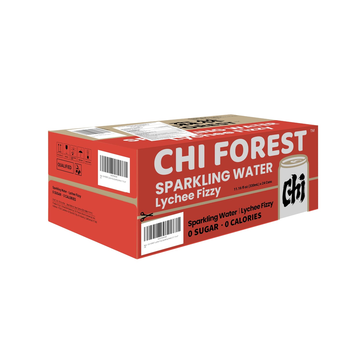 CHI FOREST Lychee Fizzy Sparkling Water (11.16 oz* 24)