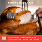 Fire & Flavor Sweet Heat Turkey Brine Kit - Seasonings for Roasting  Grilling  smoky aroma  and Frying Turkeys - Includes Brining Bag