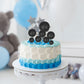 30Pcs Mini Balloon Cake Topper Glitter Foam Ball Cake Picks Decorations Faux Pearl Balls Diy Cake Insert Topper Baking Decoratio