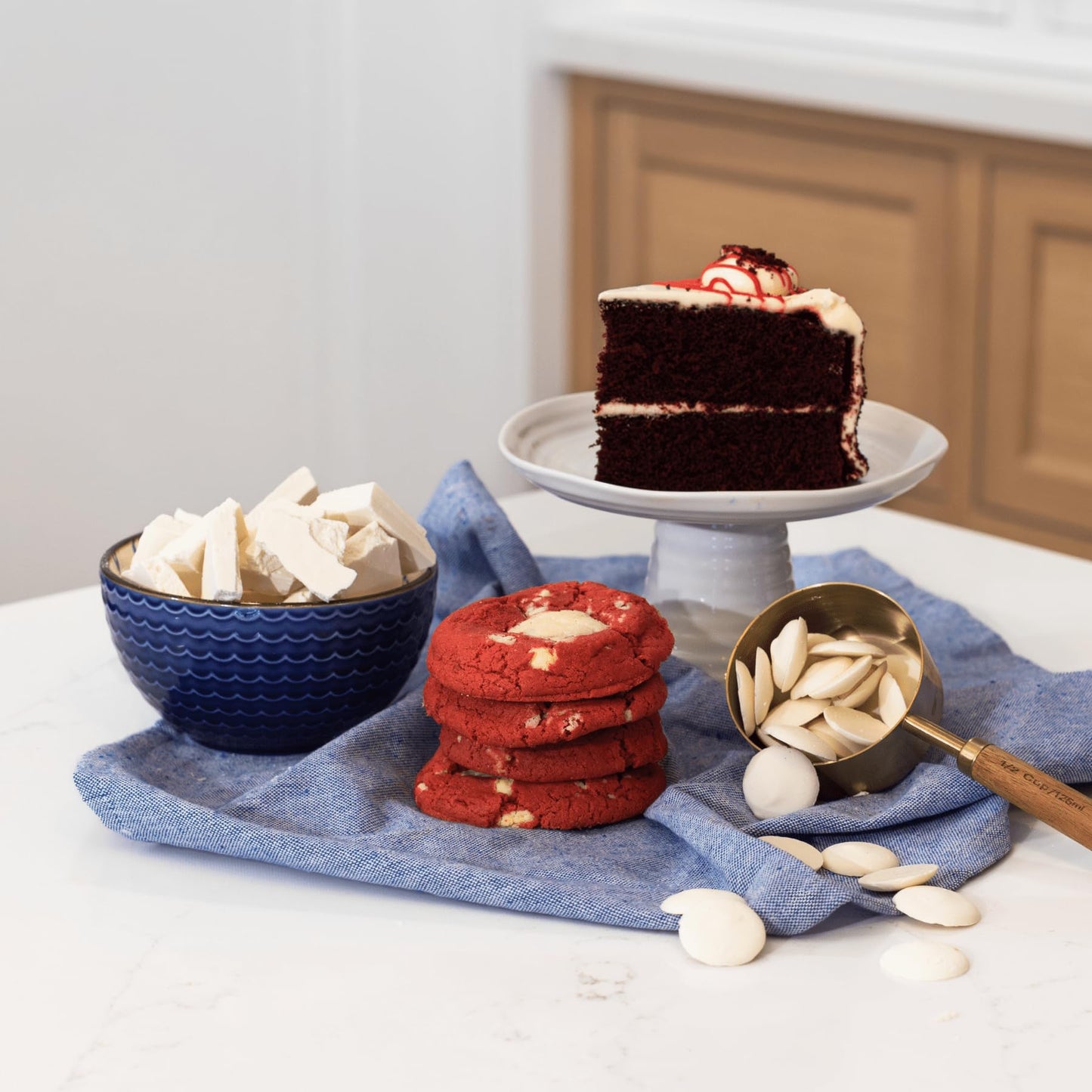 THE CRAVORY Red Velvet Cookies - Gourmet Dessert, 12 Individually Wrapped, 2 oz. Each