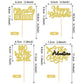 Rssta i Cupcake Toppers Gold Glitter Retirement Party Decorations, 24 Pack, Adventure Begins, No Work Zone