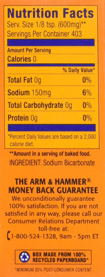 Arm & Hammer Pure Baking Soda, 8 oz