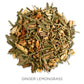 Tea Forte Ginger Lemongrass Herbal Tea Blend, Caffeine-Free, 40 Count Event Box, Individually Wrapped Pyramid Infusers